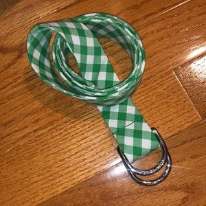Polo RL Fabric Checkered belt